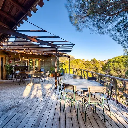 فندق مبيت وإفطار Le Sabel - Cabanon Mourèze